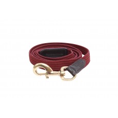 Kincade Leather Web Lead (Burgundy/Brown)