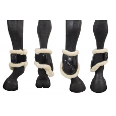 Mark Todd Air Vent Fetlock Boot Fleece (Black)
