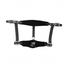 Hy Event Pro Series Head Collar and Lead Rope (Black/Grey)