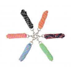 Hy Fleck Lead Rope (Navy/Neon Orange/White) Hy Fleck Lead Rope (Navy/Neon Orange/White)