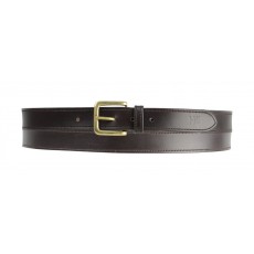 Hy Plain Leather Belt (Brown)