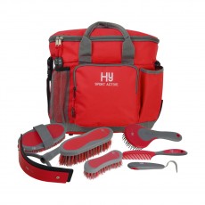 Hy Sport Active Complete Grooming Bag (Rosette Red)