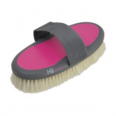 Hy Sport Active Goat Hair Body Brush (Bubblegum Pink)
