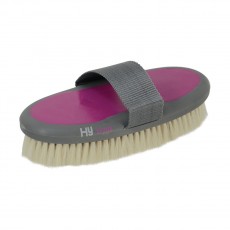 Hy Sport Active Goat Hair Body Brush (Cobalt Pink)