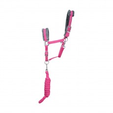Hy Sport Active Head Collar & Lead Rope (Bubblegum Pink)