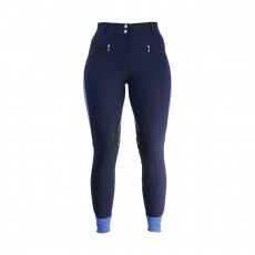 Hy Performance Sport Active Ladies Breeches (Navy/Regal Blue)