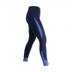 Hy Performance Sport Active Ladies Breeches (Navy/Regal Blue)