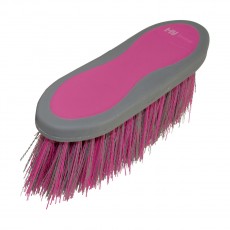 Hy Shine Active Groom Long Bristle Dandy Brush (Cobalt Pink)