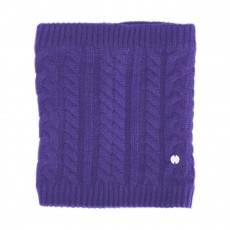 HyFASHION Meribel Cable Knit Snood (Ultra Violet)