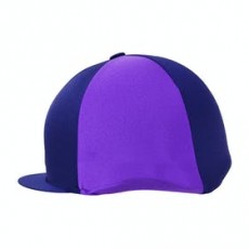 HyFASHION Two Tone Hat Cover (Navy/Purple)