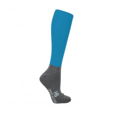 Hy Sport Active Riding Socks (Single Pack) (Aegean Green/Smouldering Grey)