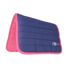HySPEED Reversible Two Colour Saddle Pad (Navy/Pink)
