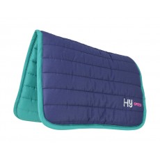 HySPEED Reversible Two Colour Saddle Pad (Navy/Teal)