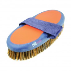 HySHINE Pro Groom Body Brush (Navy/Orange)