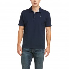 Ariat Men's Medal Polo (Navy)