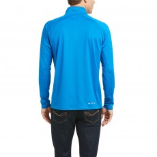 Ariat Men's Sunstopper 1/4 Zip Base Layer (Imperial Blue)