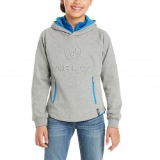 Ariat Youth 3D Logo Hoodie (Heather Grey)