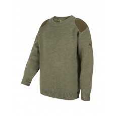 Hoggs of Fife Junior Melrose Hunting Pullover (Soft Marled Green)