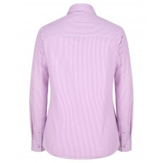 Hoggs of Fife Ladies Bonnie II Cotton Shirt (Lavender Stripe)