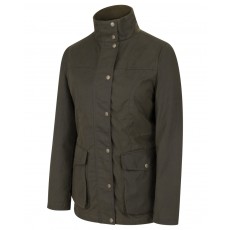 Hoggs of Fife Ladies Caledonia Wax Jacket (Antique Olive)