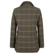 Hoggs of Fife Ladies Musselburgh Tweed Field Coat (Bracken Tweed)