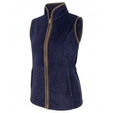 Hoggs of Fife Ladies Stenton Fleece Gilet  (Navy)