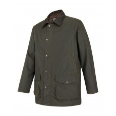 Hoggs of Fife Men's Caledonia Wax Jacket (Antique Olive)