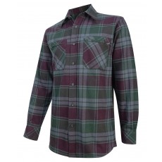 Hoggs of Fife Men's Countrysport Luxury Hunting Shirt (Heather/Green)