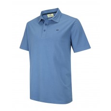 Hoggs of Fife Men's Crail Jersey Poloshirt (Dutch Blue)