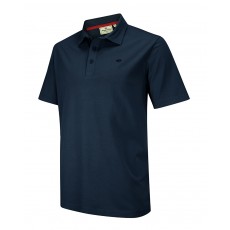 Hoggs of Fife Men's Crail Jersey Poloshirt (Navy)