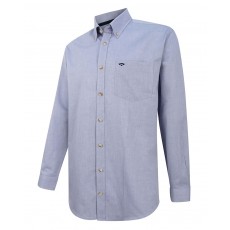 Hoggs of Fife Men's Dunedin Oxford Shirt (Blue)