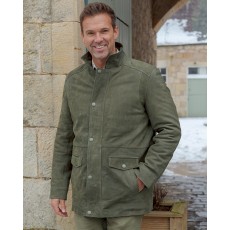 Hoggs of Fife Men's Dunkeld Leather Field Jacket (Khaki)