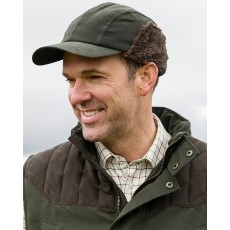 Hoggs of Fife Men's Glenmore Waterproof Hunting Cap (Dark Olive)