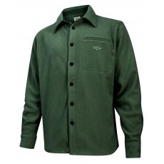 Hoggs of Fife Men's Highlander Micro-fleece Shirt (Dark Green)