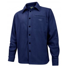 Hoggs of Fife Men's Highlander Micro-fleece Shirt (Navy)