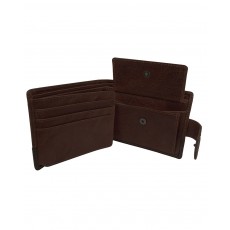 Hoggs of Fife Men's Billfold Leather Wallet (Brown/Cognac)