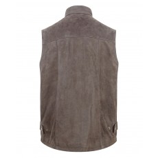 Hoggs of Fife Men's Lomond Leather Waistcoat (Chocolate)