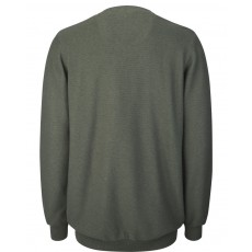 Hoggs of Fife Men's Luffness V-Neck Pullover (Olive)