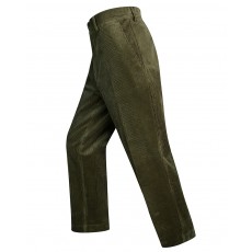 Hoggs of Fife Men's Mid-weight Cord Trousers (Olive)