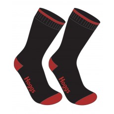 Hoggs of Fife Men's Performance Thermal Work Socks - Twin Pack (Black)