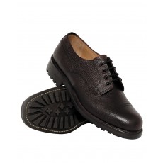 Hoggs of Fife Men's Roxburgh Veldtschoen Shoes (Dark Brown)