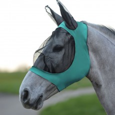 Weatherbeeta Stretch Eye Saver With Ears (Turquoise/Black)