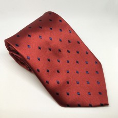 Equetech Diamond Show Tie (Burgundy/Navy)