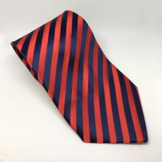 Equetech Broad Stripe Show Tie (Red/Navy)