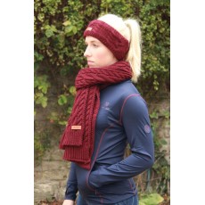 Mark Todd Knitted Headband (Burgundy)