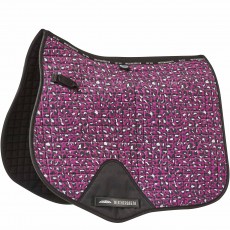 Weatherbeeta Prime Leopard All Purpose Saddle Pad (Pink Leopard Print)