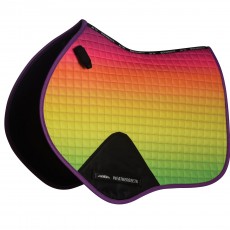 Weatherbeeta Prime Ombre Jump Shaped Saddle Pad (Rainbow Dream)