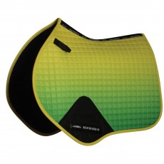 Weatherbeeta Prime Ombre Jump Shaped Saddle Pad (Sunflower Field)