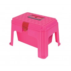 Stablekit Large Grooming Box With Step (Pink)