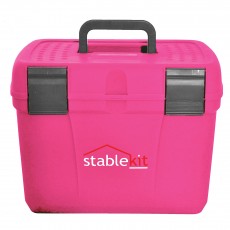 Stablekit Grooming Box (Pink & Grey)